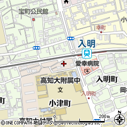 高知県高知市小津町11周辺の地図