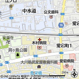 高知県高知市寿町9-15周辺の地図