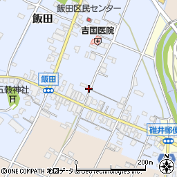 福岡県嘉麻市飯田173-1周辺の地図