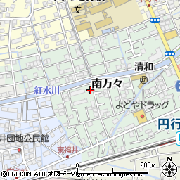 高知県高知市南万々157-21周辺の地図