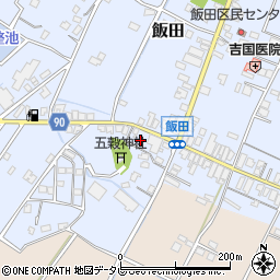 福岡県嘉麻市飯田270周辺の地図