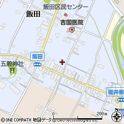 福岡県嘉麻市飯田170-4周辺の地図