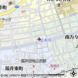高知県高知市南万々176周辺の地図
