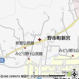 高知県香南市野市町新宮周辺の地図