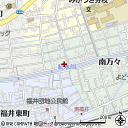 高知県高知市南万々175-8周辺の地図