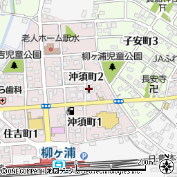 大分県宇佐市沖須町周辺の地図