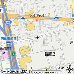 福岡県福岡市西区福重周辺の地図