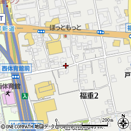 福岡県福岡市西区福重周辺の地図