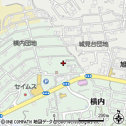 高知県高知市横内127周辺の地図