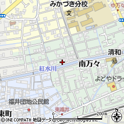 高知県高知市南万々151-29周辺の地図