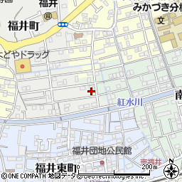 加子美容院周辺の地図