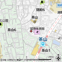 ロイヤルマンション別府３周辺の地図