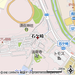福岡県嘉麻市石ケ崎周辺の地図