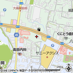 高知銀行南国支店周辺の地図