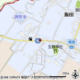 福岡県嘉麻市飯田500-1周辺の地図