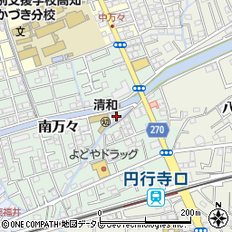 高知県高知市南万々111周辺の地図