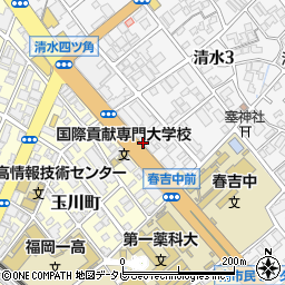 古賀住設　福岡支店周辺の地図