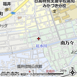 高知県高知市南万々180-9周辺の地図