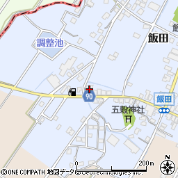 福岡県嘉麻市飯田500-2周辺の地図