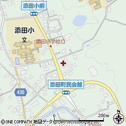 福岡県田川郡添田町添田529-7周辺の地図