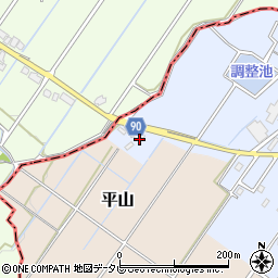 福岡県嘉麻市飯田606周辺の地図