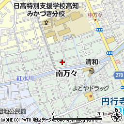 高知県高知市南万々139-36周辺の地図