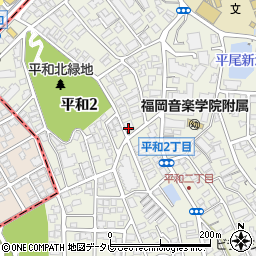 整体協会　福岡地区道場周辺の地図
