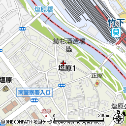 ロマネスク大橋東周辺の地図