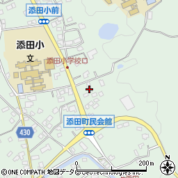 福岡県田川郡添田町添田529-5周辺の地図