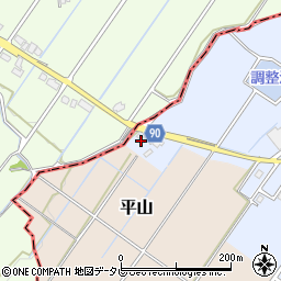 福岡県嘉麻市飯田501周辺の地図