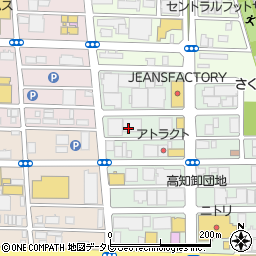 株式会社トーカイ　高知営業所周辺の地図