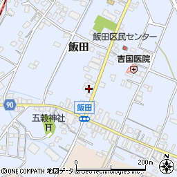 福岡県嘉麻市飯田289-4周辺の地図