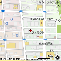 株式会社トーカイ高知営業所周辺の地図