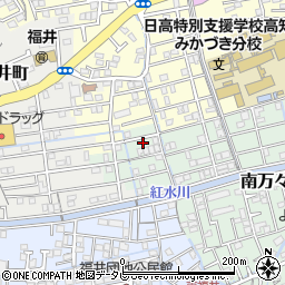 高知県高知市南万々181-9周辺の地図