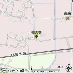 善久寺周辺の地図