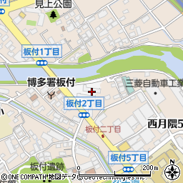福岡県福岡市博多区板付868周辺の地図