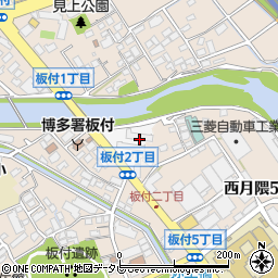 福岡県福岡市博多区板付868周辺の地図