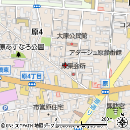 友岡荘周辺の地図