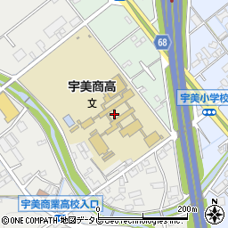 福岡県立宇美商業高等学校周辺の地図