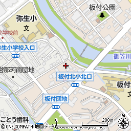 パシフィック湘南　九州支店周辺の地図