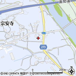 高知県高知市宗安寺889周辺の地図