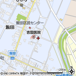 福岡県嘉麻市飯田157-16周辺の地図