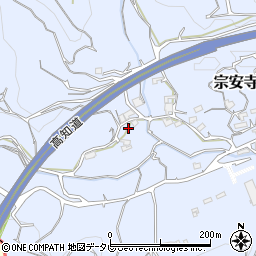 高知県高知市宗安寺720周辺の地図