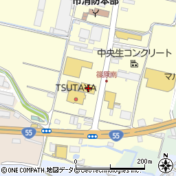 高知県南国市篠原190-1周辺の地図