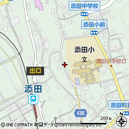 福岡県田川郡添田町添田1253-3周辺の地図