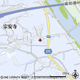 高知県高知市宗安寺880周辺の地図