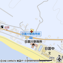 コメリハード＆グリーン日置川店周辺の地図