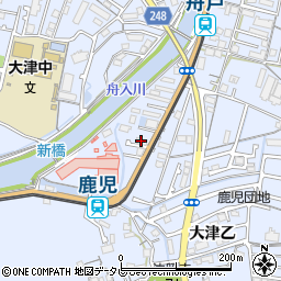 コーポ舟入川周辺の地図