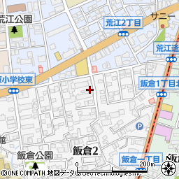 飯倉1号公園周辺の地図