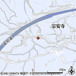 高知県高知市宗安寺729周辺の地図